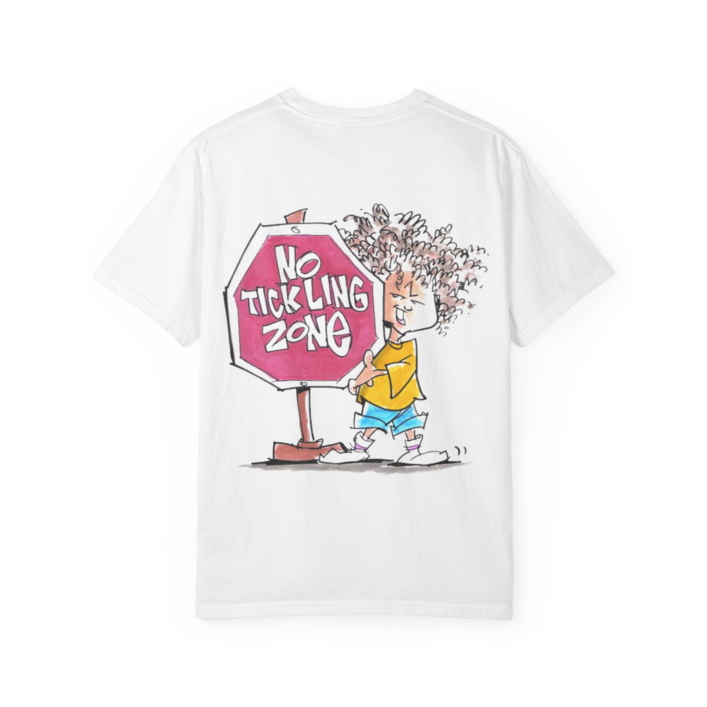 My Loveable Little Monster -No Tickling Zone T-shirt | Boombox Illustration