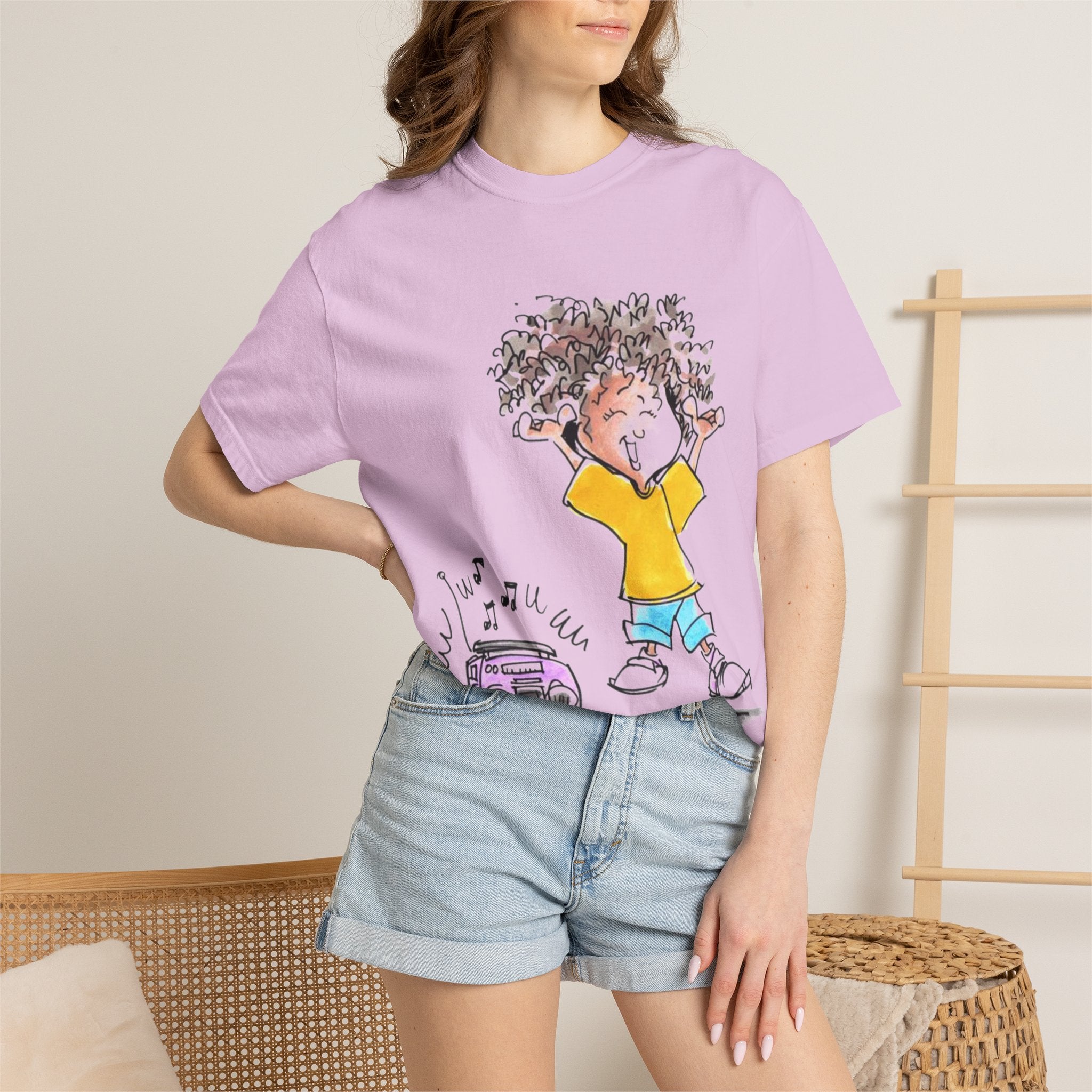 My Loveable Little Monster -No Tickling Zone T-shirt | Boombox Illustration