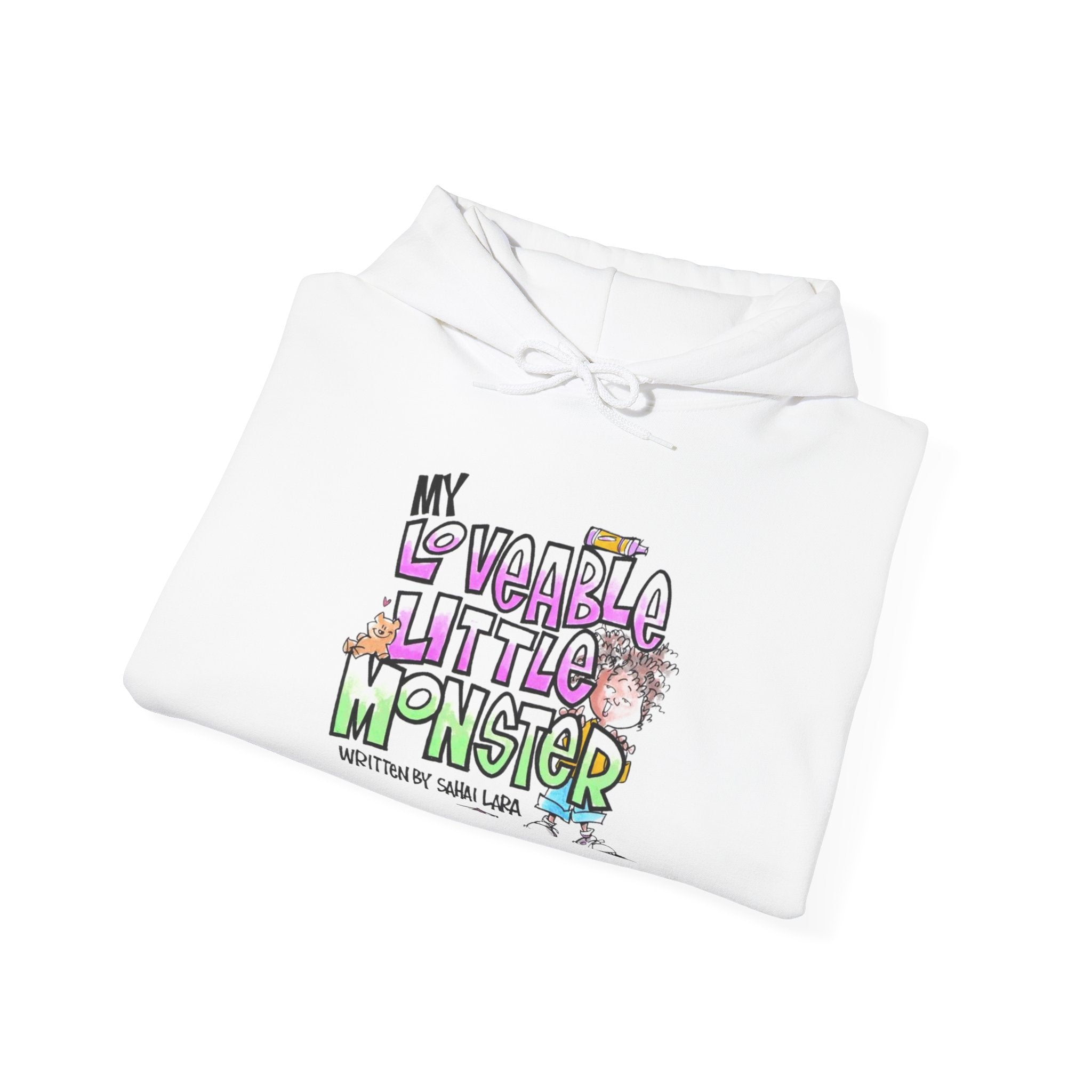 My Loveable Little Monster | Illustrated Kid Character sweatshirt