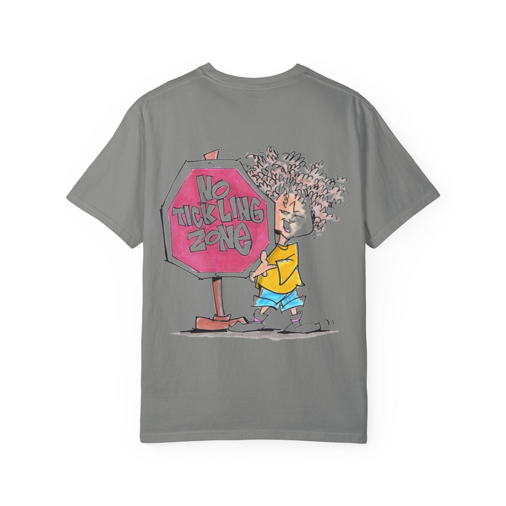 My Loveable Little Monster -No Tickling Zone T-shirt | Boombox Illustration