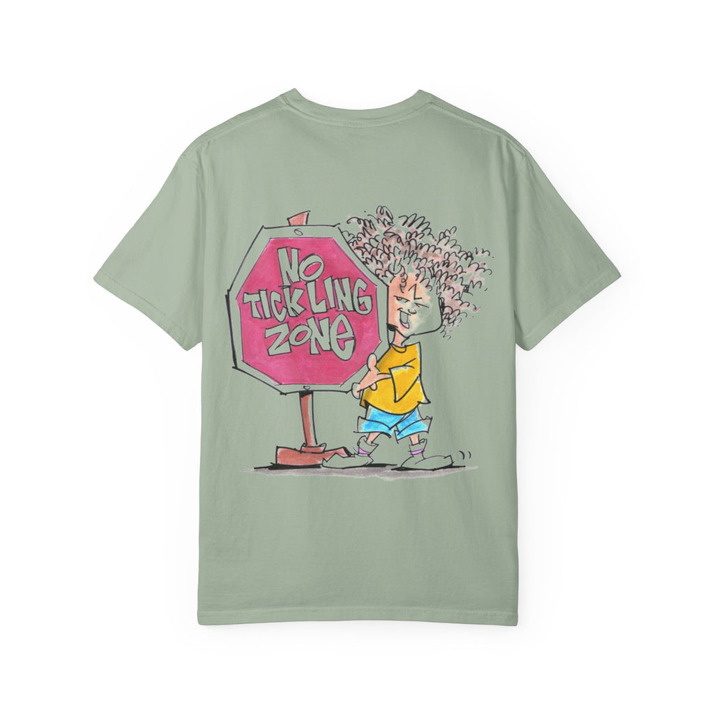 My Loveable Little Monster -No Tickling Zone T-shirt | Boombox Illustration
