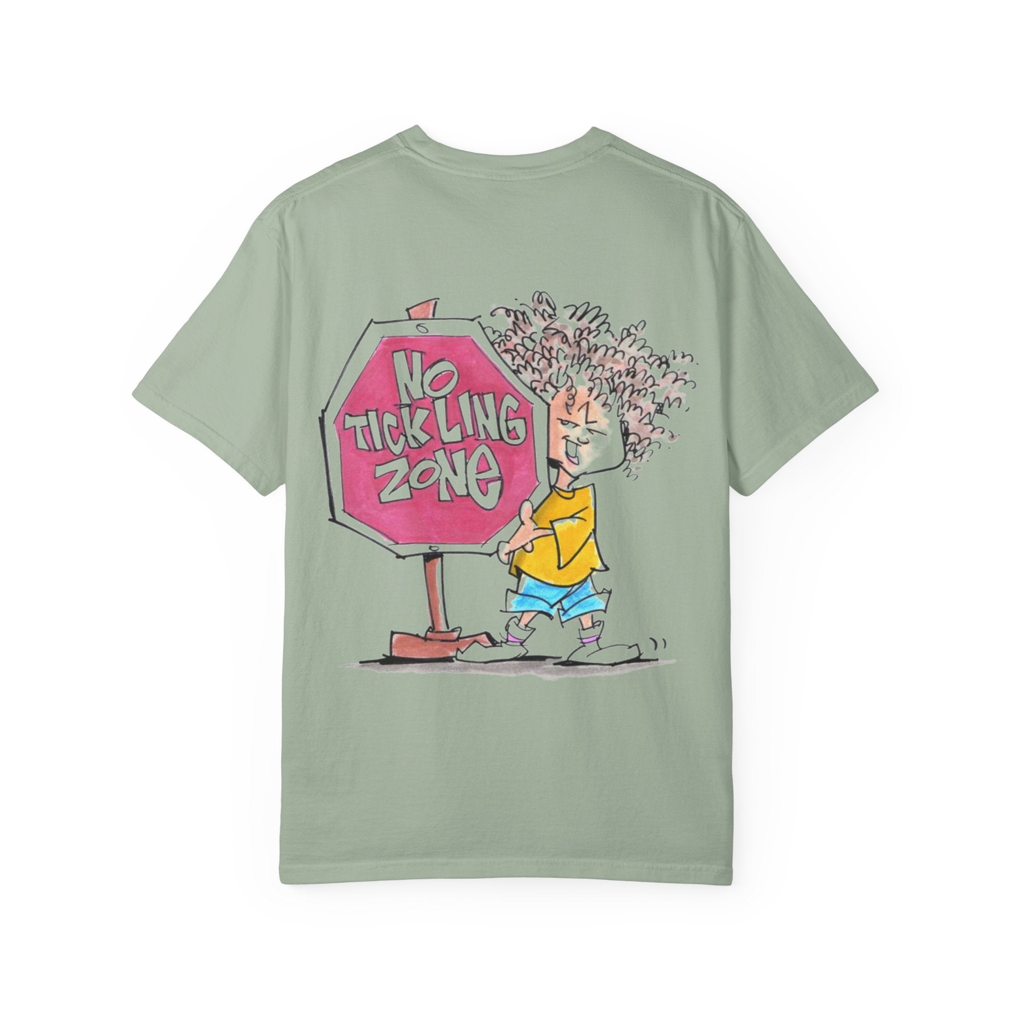 My Loveable Little Monster -No Tickling Zone T-shirt | Boombox Illustration