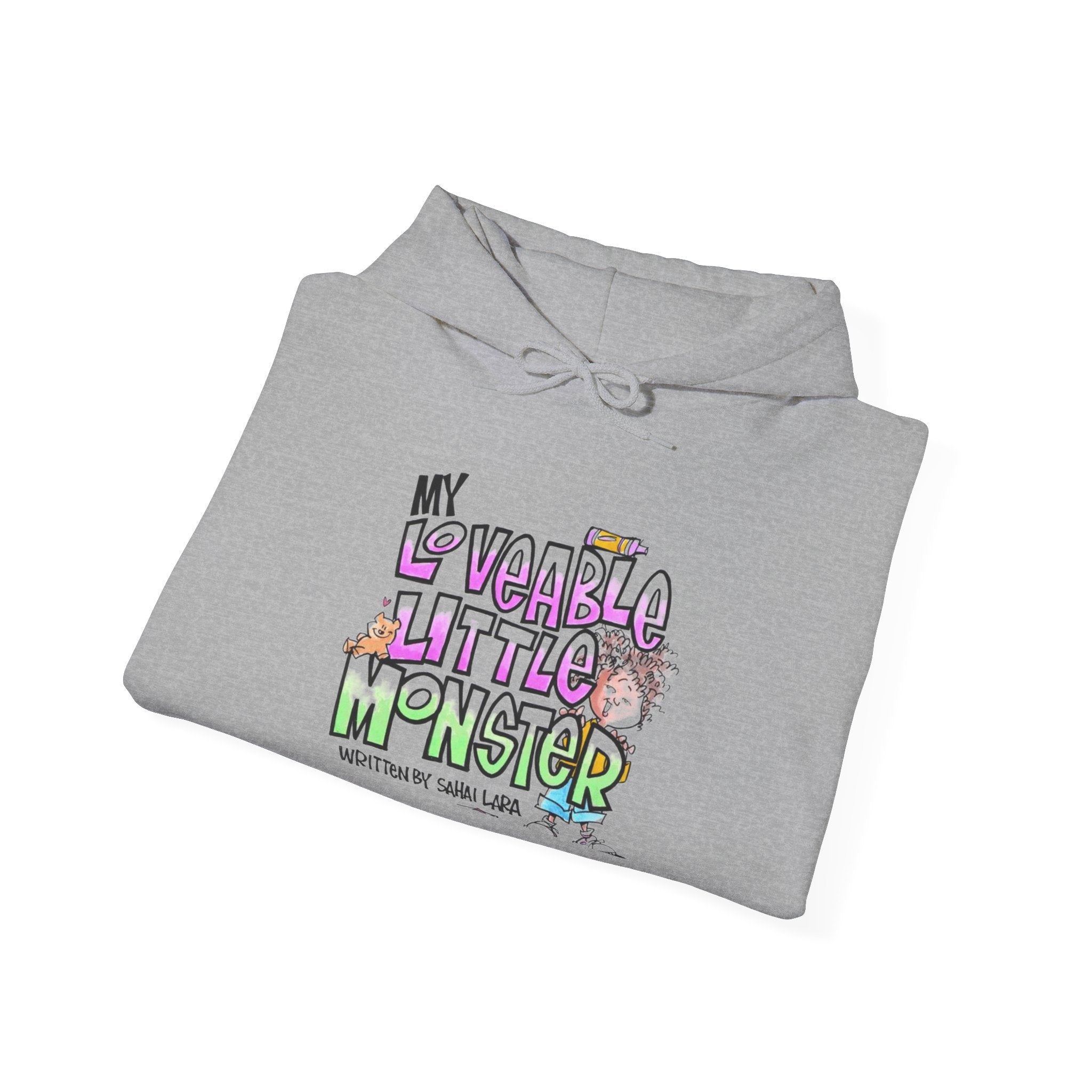 My Loveable Little Monster | Illustrated Kid Character sweatshirt