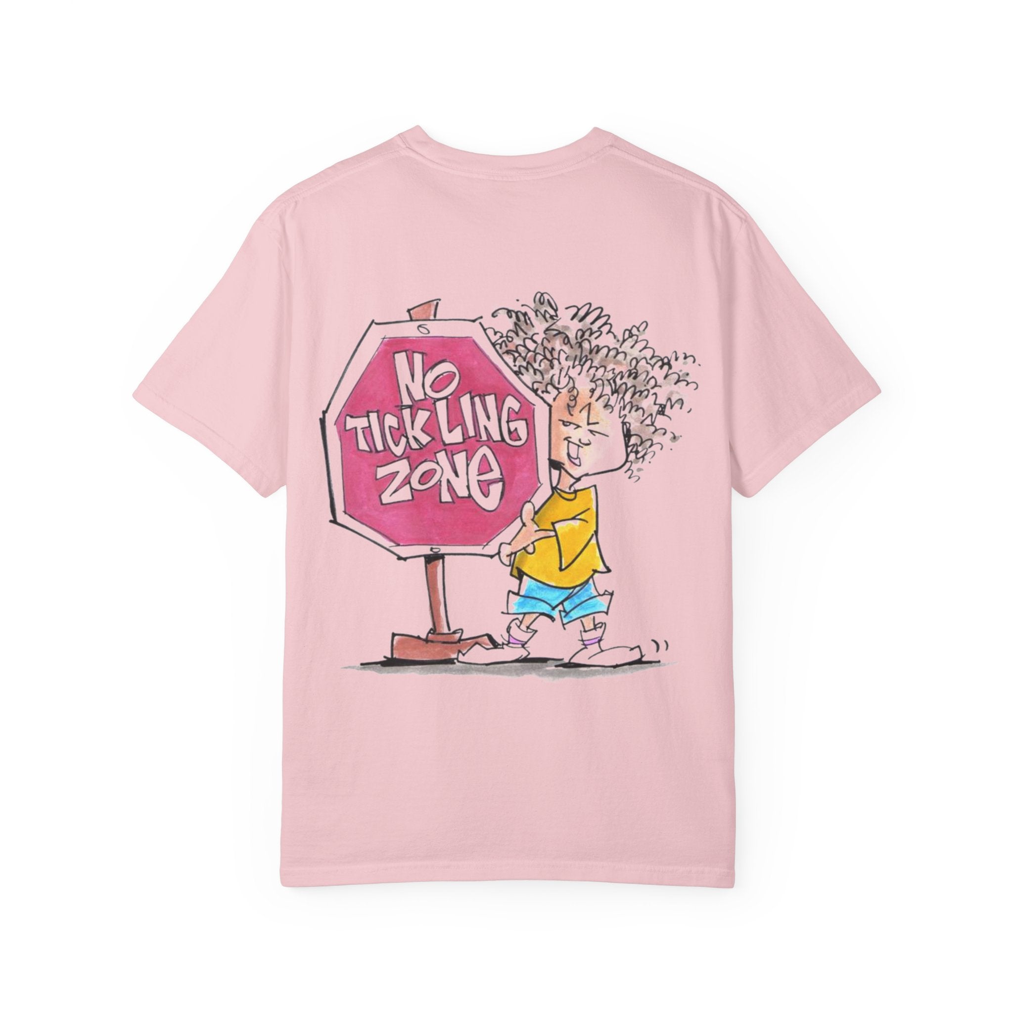 My Loveable Little Monster -No Tickling Zone T-shirt | Boombox Illustration