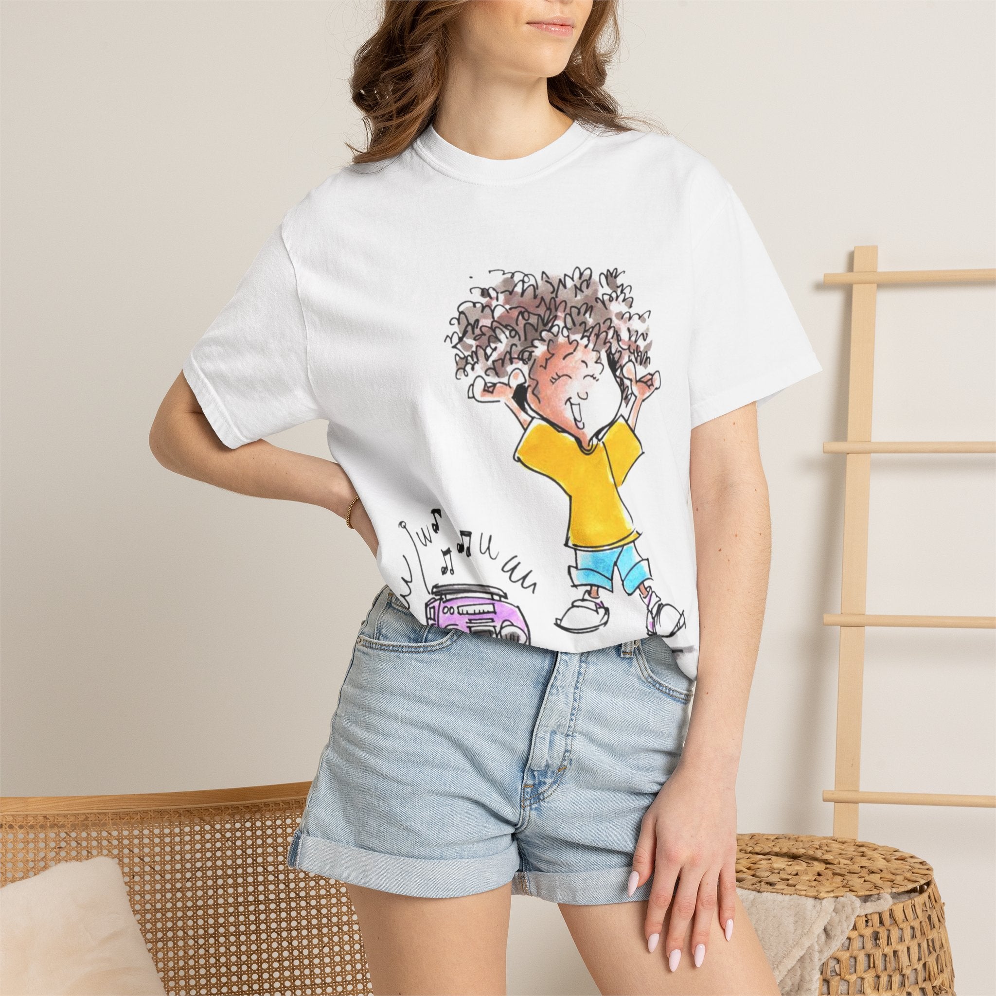 My Loveable Little Monster -No Tickling Zone T-shirt | Boombox Illustration