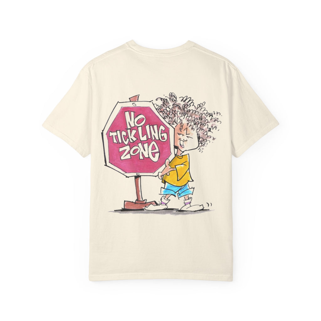 My Loveable Little Monster -No Tickling Zone T-shirt | Boombox Illustration
