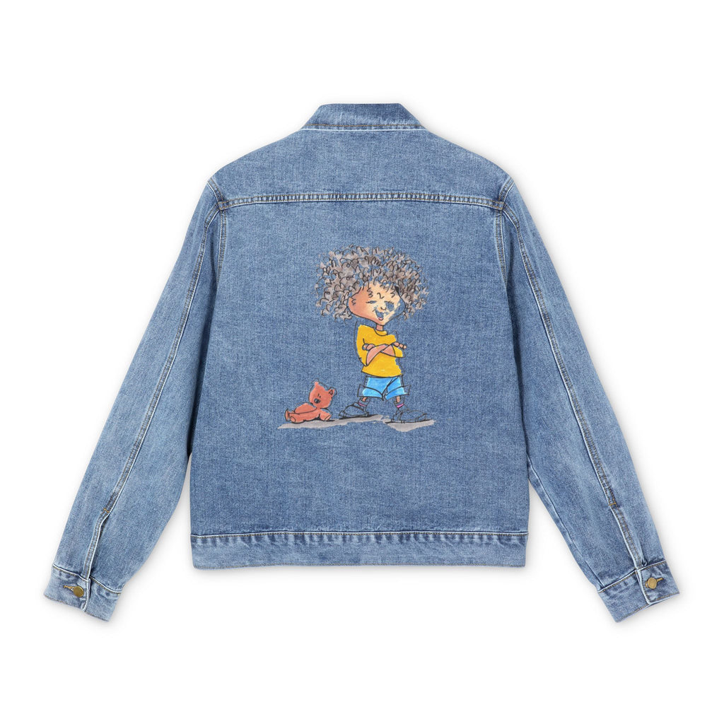 Denim Jacket — "My Loveable Little Monster" Back Illustration