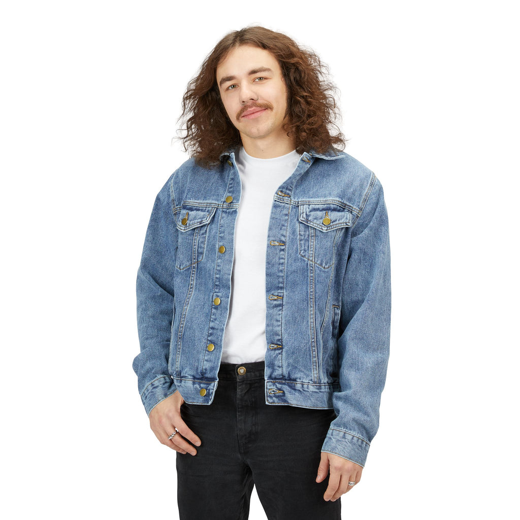 Denim Jacket — "My Loveable Little Monster" Back Illustration