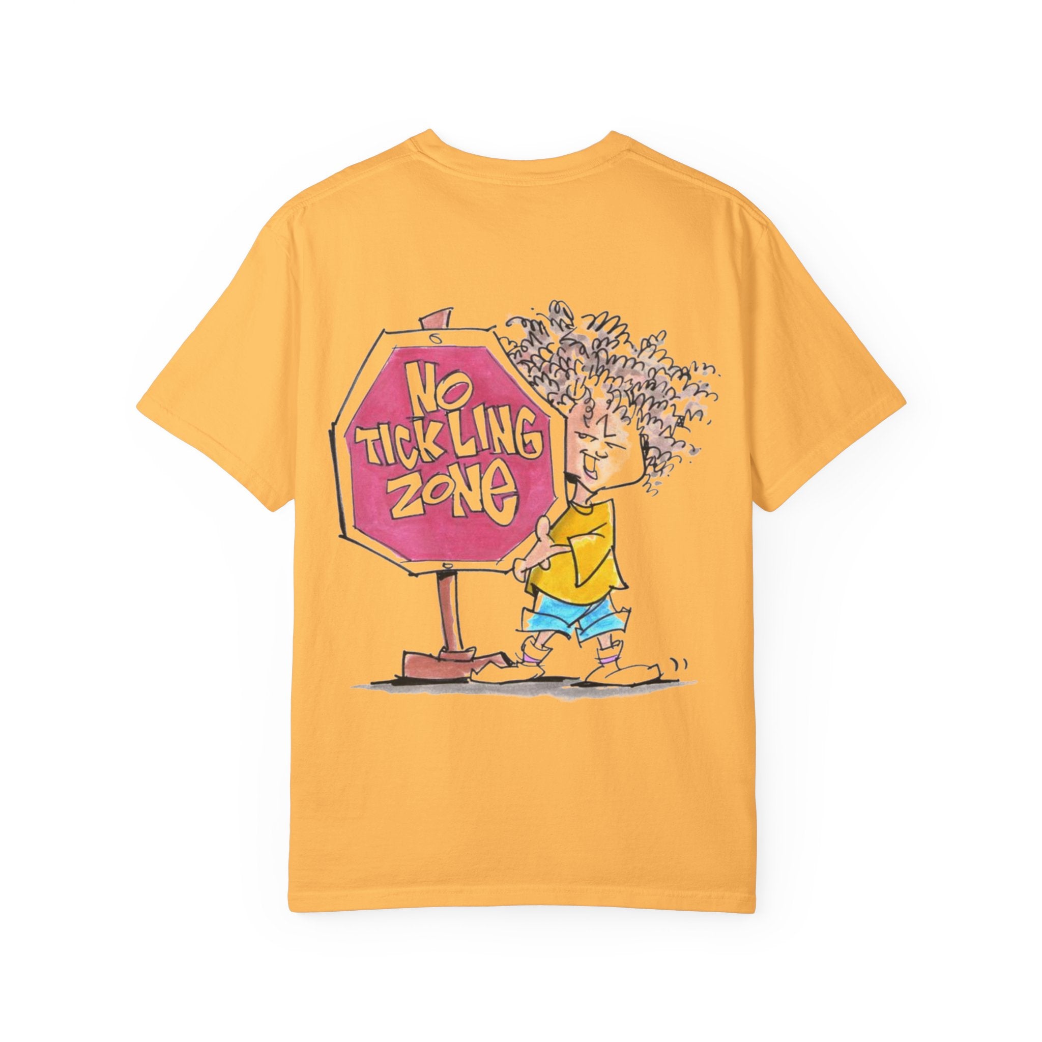 My Loveable Little Monster -No Tickling Zone T-shirt | Boombox Illustration